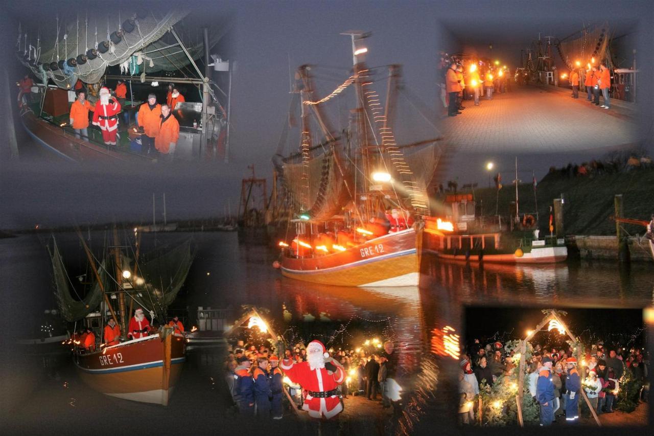 Oltmanns Ferienhaus Bummert Am Hafen Greetsiel Exterior foto